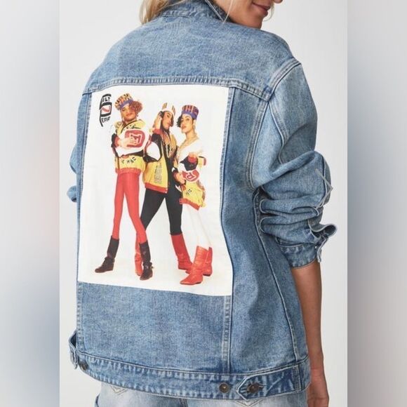 Cotton On Unisex Denim Salt N Pepa Jacket - Picture 1 of 11